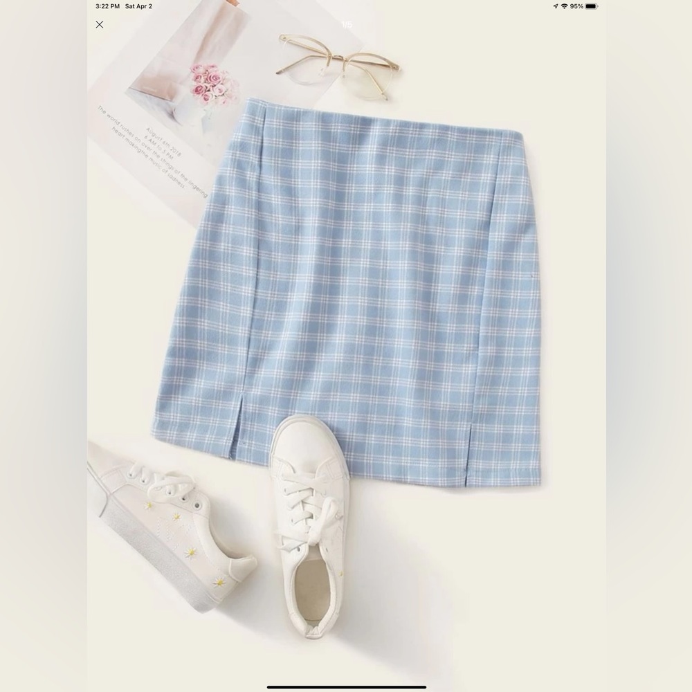 SHEIN Blue Skirt Bundle Size XS